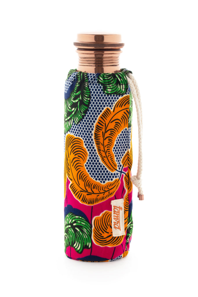 Tamra Gift Set: Copper Bottle + Holder